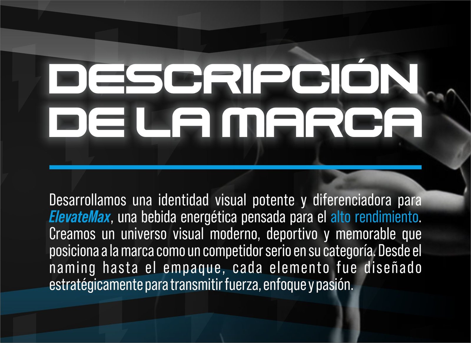 Lenguaje gráfico de Elevate Max: rayos y contraste